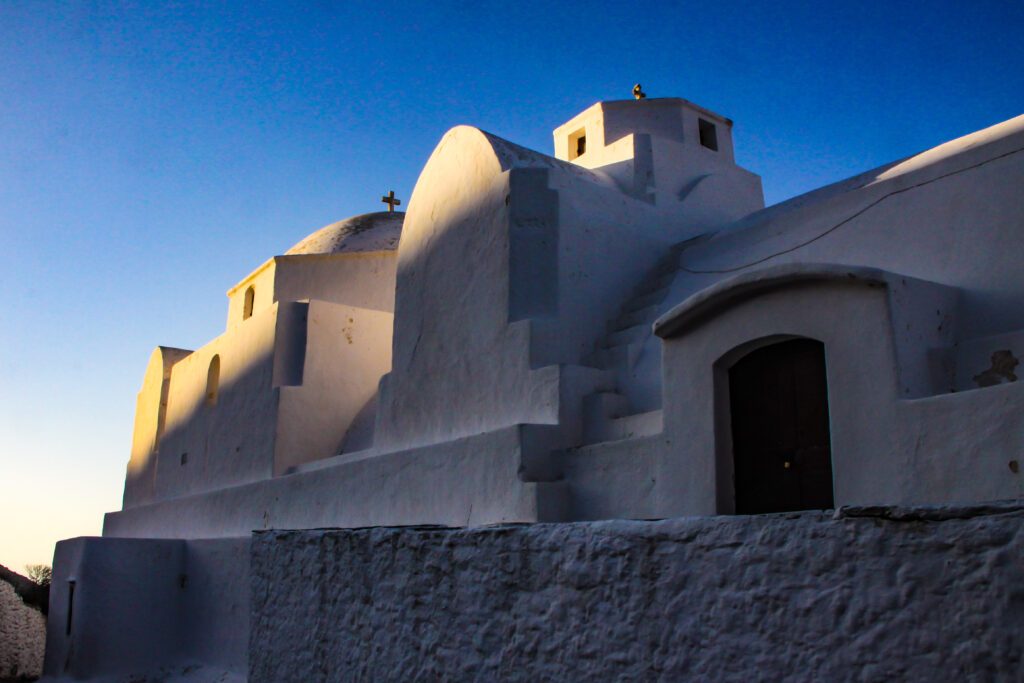 Up to Panagia Church and Down to Katergo Beach, Folegandros