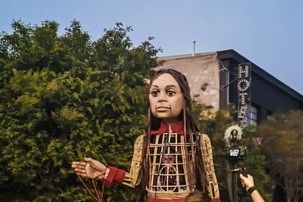 In Athens – Walking with Amal
