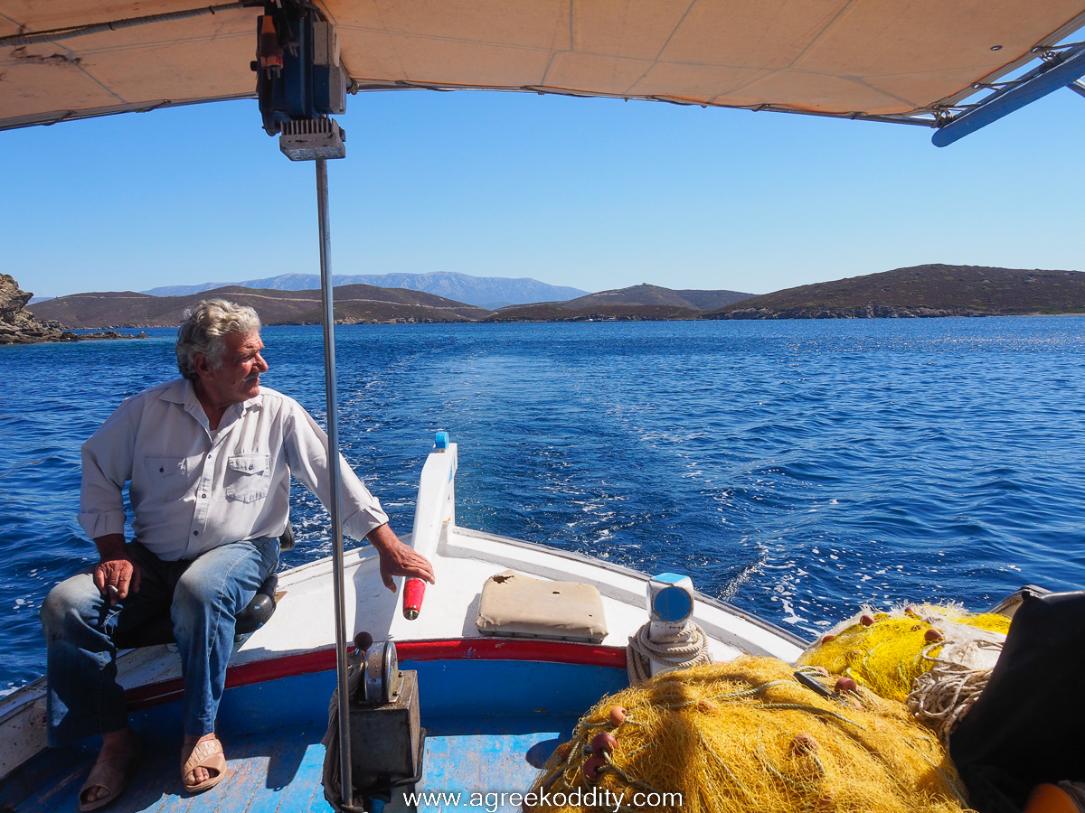 A Birthday Boat Trip Around the Archipelago of Oinousses