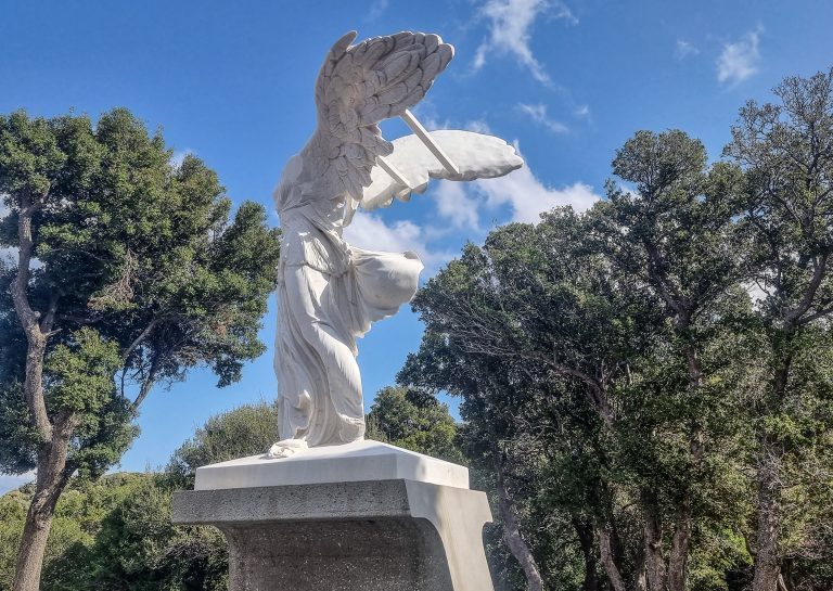 Nike the goddess of Victory outside Samothrace Museum