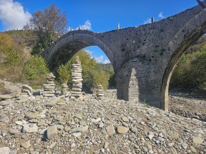 Beautiful stone bridge in the Zagori National Park